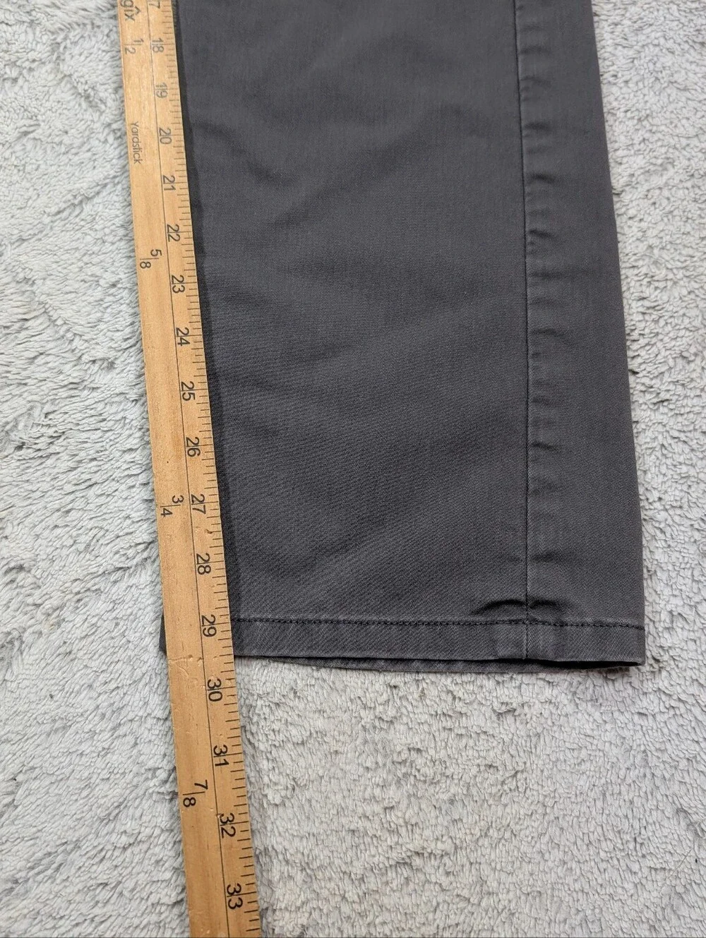Patagonia Pants Mens 30x30 Gray Forge Performance Cotton Stretch Twill Straight